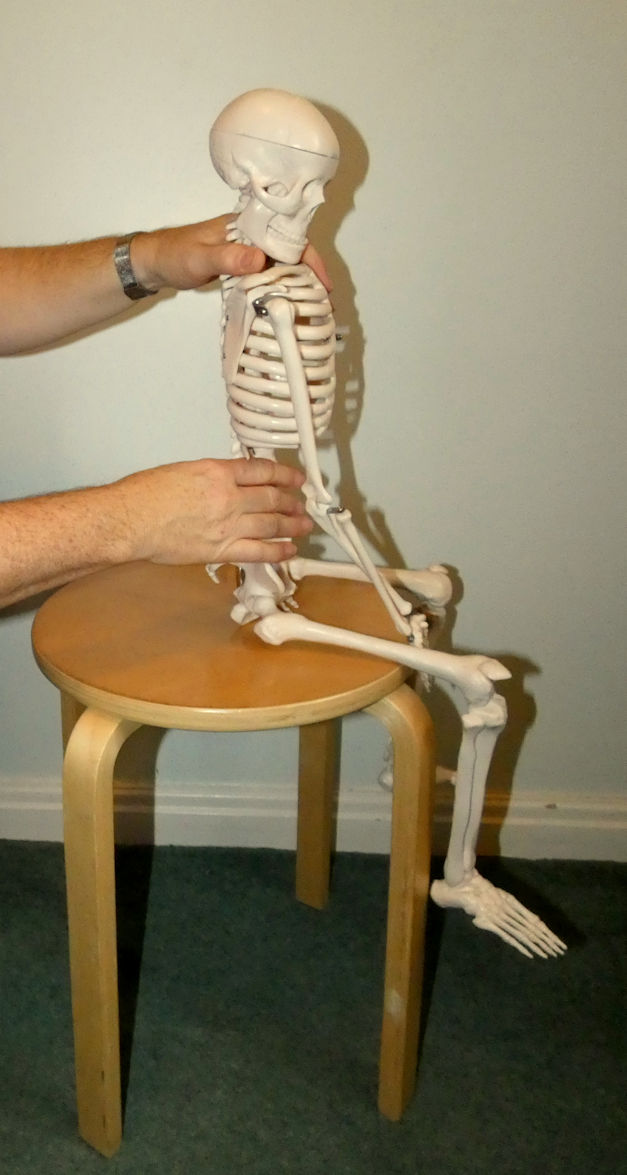 Balanced on sit bones